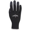 Magid ROC GP161 Black Polyester Knit Gloves with Black Nitrile Palm Coating, 12PK GP161-10